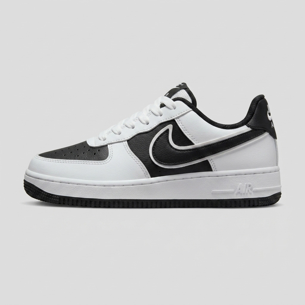 کتانی اسپرت مدل نایک Air Force 1 سفید مشکی |  37 تا 40