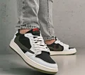 نایک ایر جردن 1 بدون ساق تراویس اسکات اولیو (Nike Air Jordan 1 Low Travis Scott Olive)