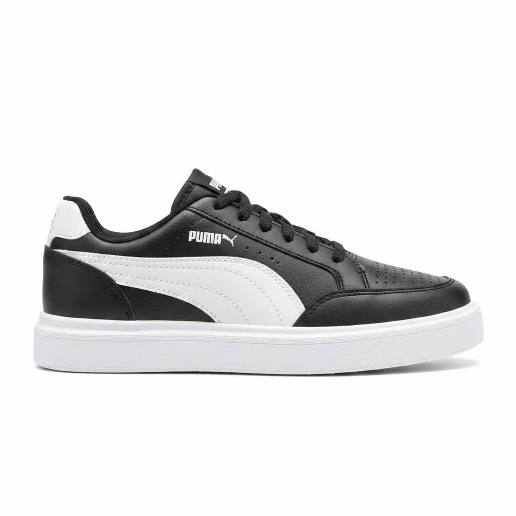 کتونی مردانه اسپرت پوما مدل Puma Rebound Lay-Up | مشکی سفید  | 41-44