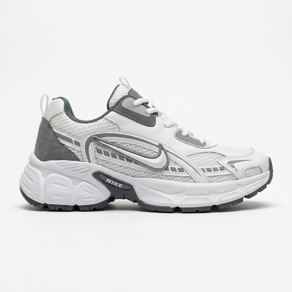 کتونی نایک V5K مردانه سفید طوسی |  Nike V5K White Gray ABC