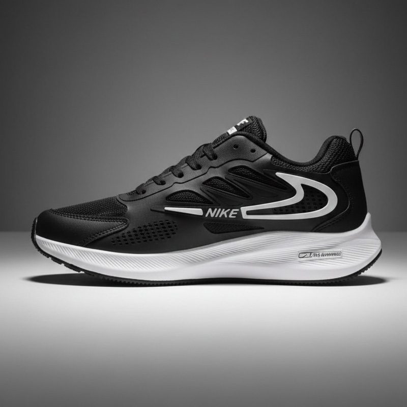 کفش کتونی نایک رانینگ گاید مشکی سفید 2026