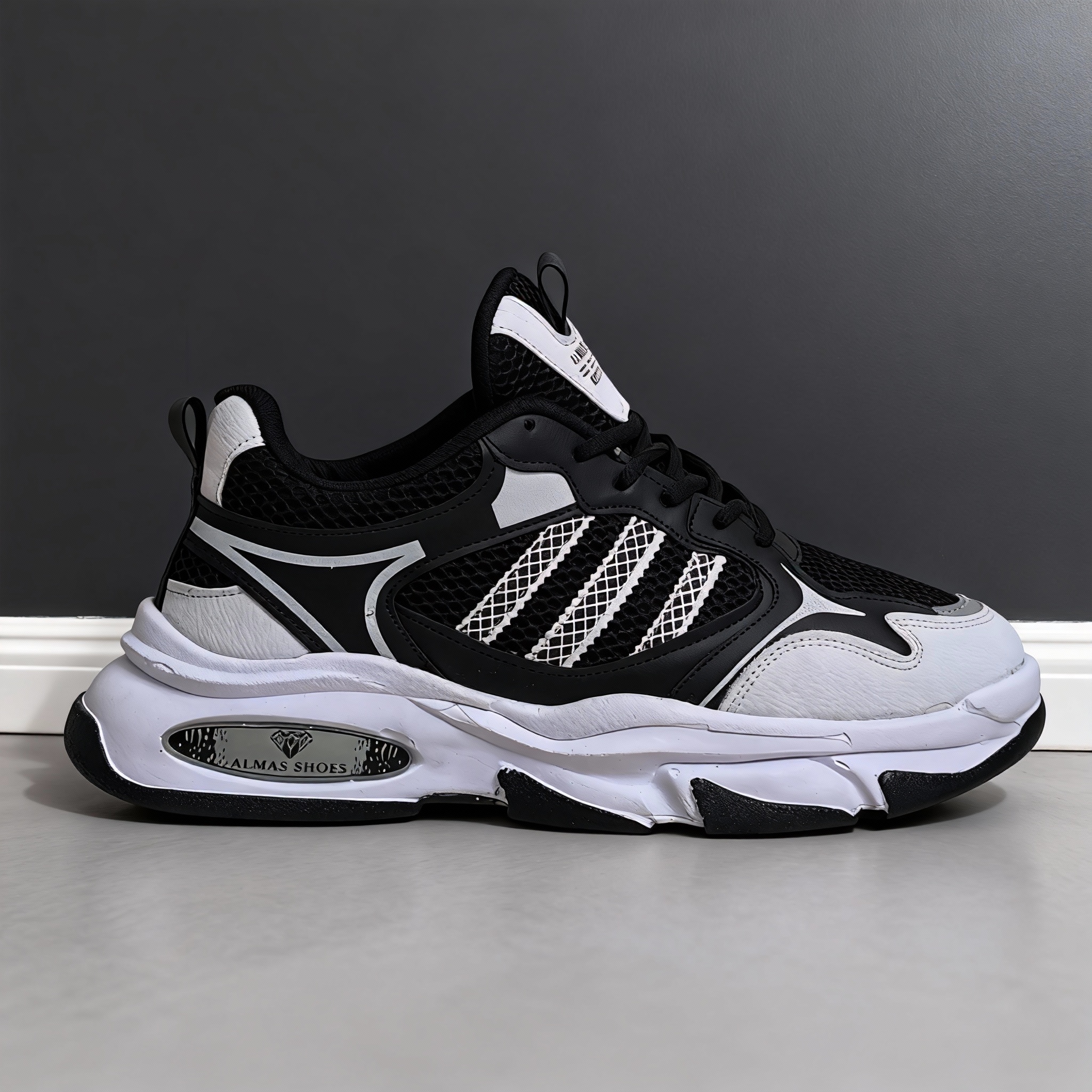 کفش مردانه اسپرت آدیداس Diamant مشکی سفید