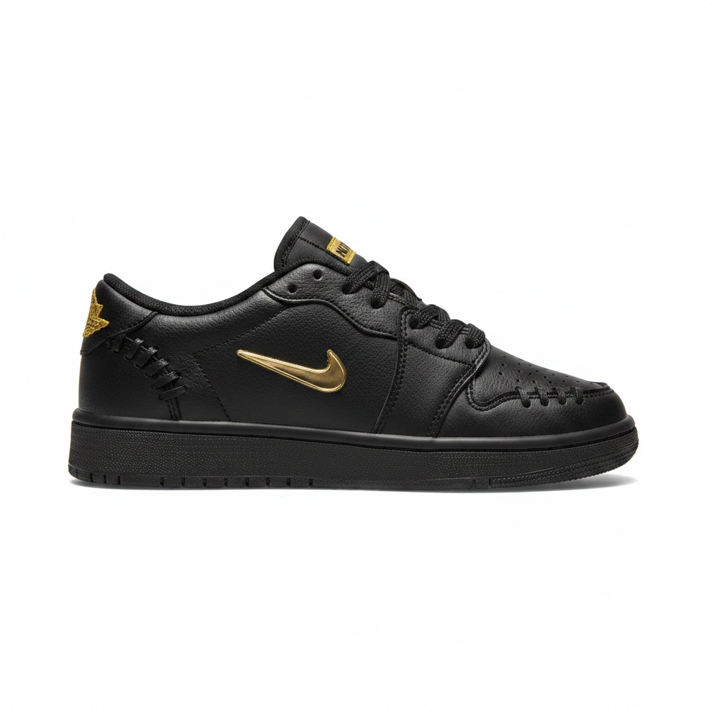 کتونی نایک ایر جردن 1 لو مشکی تمام | Nike Air Jordan 1 Low  | 41-44