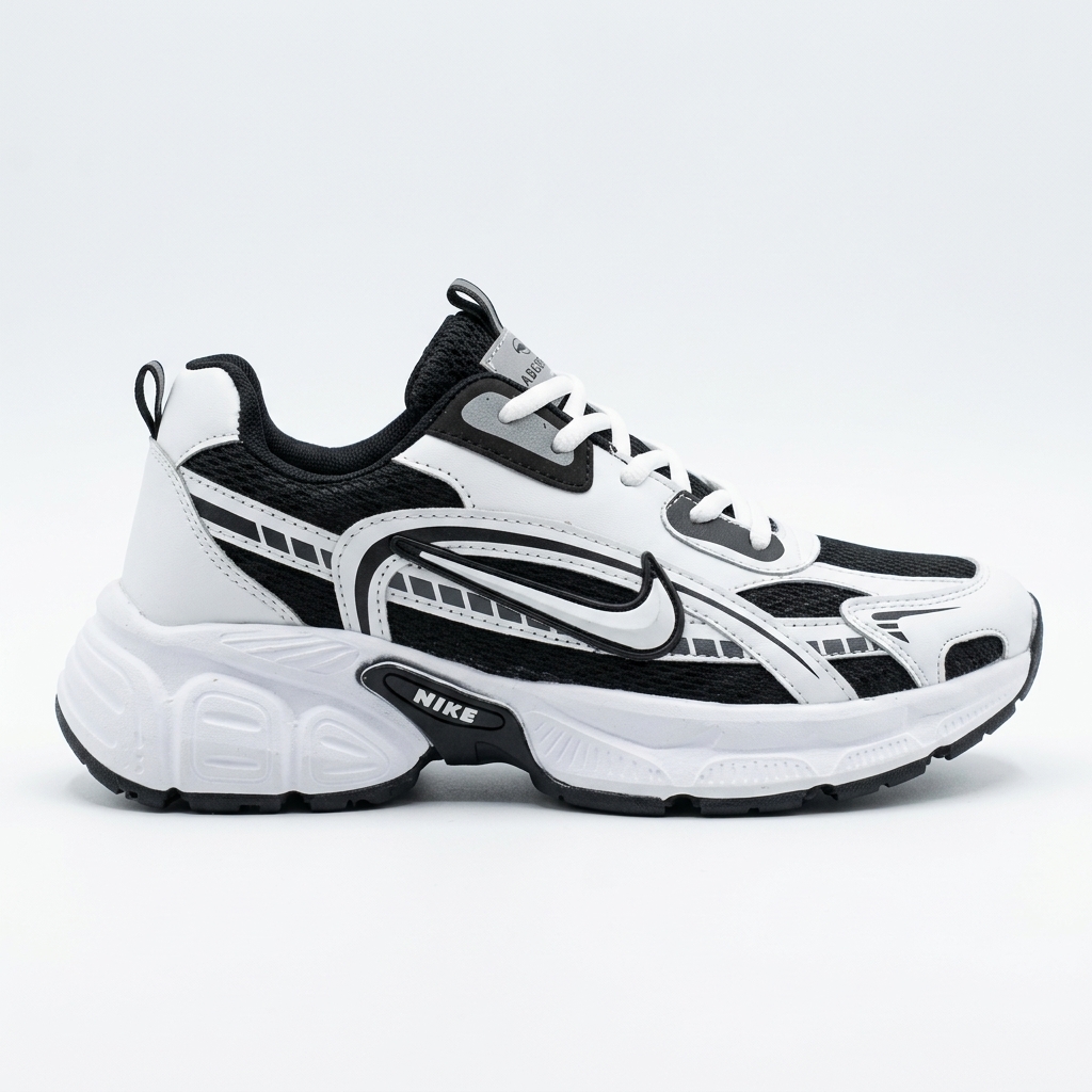 کتونی نایک V5K مردانه سفید مشکی |  Nike V5K White Black  ABC