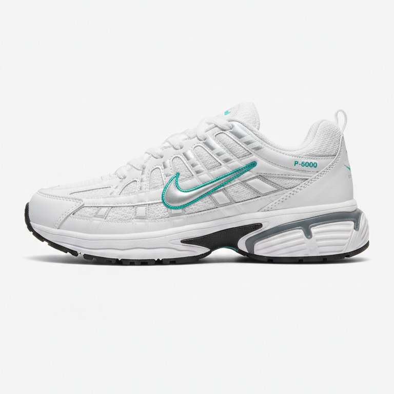 کفش ورزشی مردانه نایک P6000 سفید سبز | کتانی رانینگ سبک و راحت با طراحی مدرن