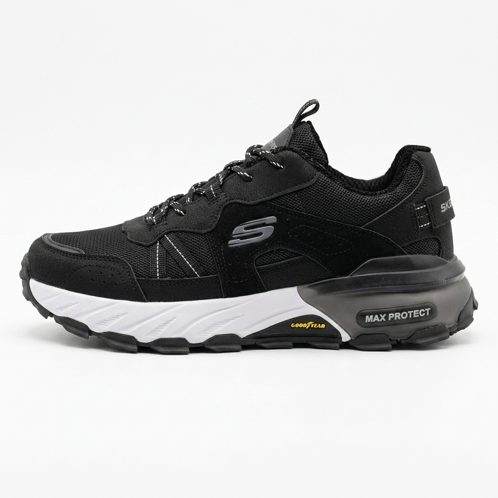کفش اسپرت پیاده‌روی Skechers Trail مشکی سفید