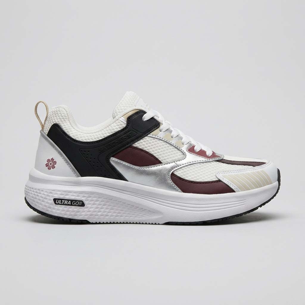 کفش اسپرت مردانه اسکیچرز Skechers Ultra Light سفید مشکی