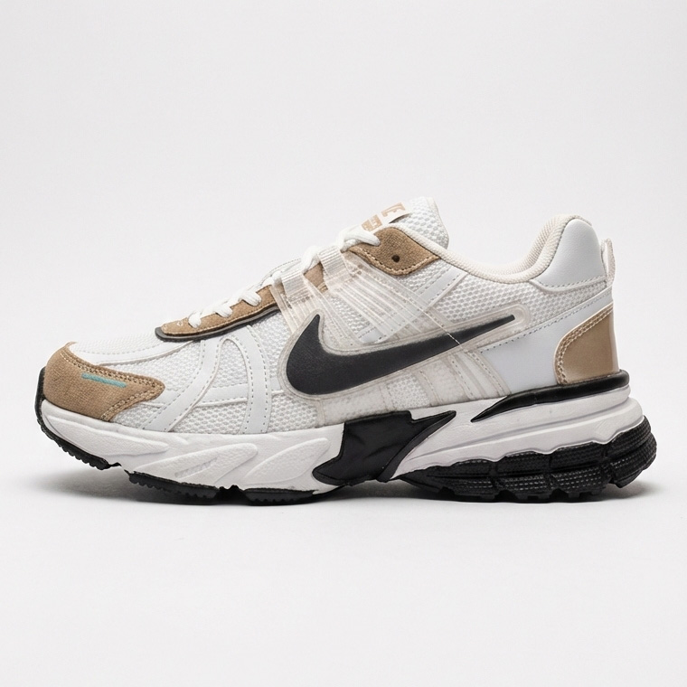 کفش مردانه اسپرت نایک V2K سفید مشکی