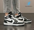 کفش پیاده روی مردانه نایک ایر جردن وان مشکی سفید NIKE 1 RETRO HIGH OG SHADOW