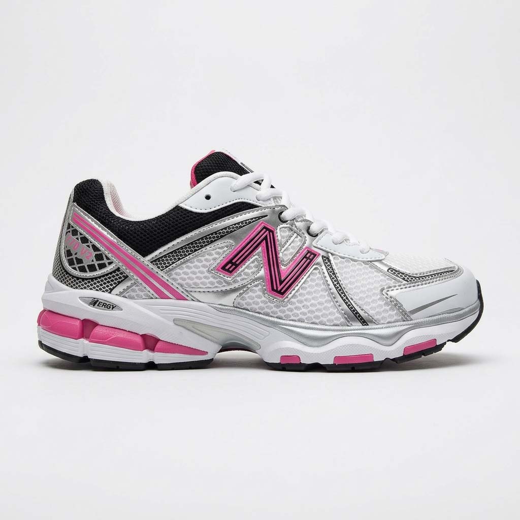 کتونی مردانه نیوبالانس مدل 770 V3 سفید نقره ای صورتی | New Balance 770 V3 Silver Pink Men's Sneakers