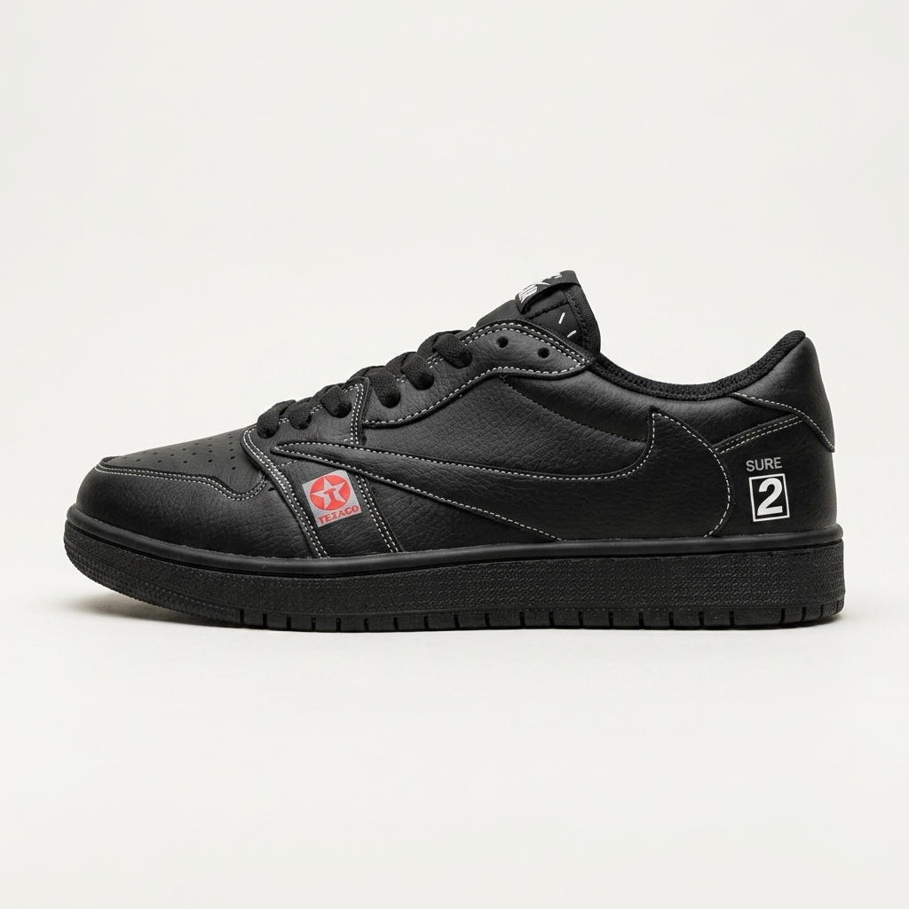 نایک ایر جردن 1 بدون ساق تراویس اسکات مشکی (Nike Air Jordan 1 Low Travis Scott )