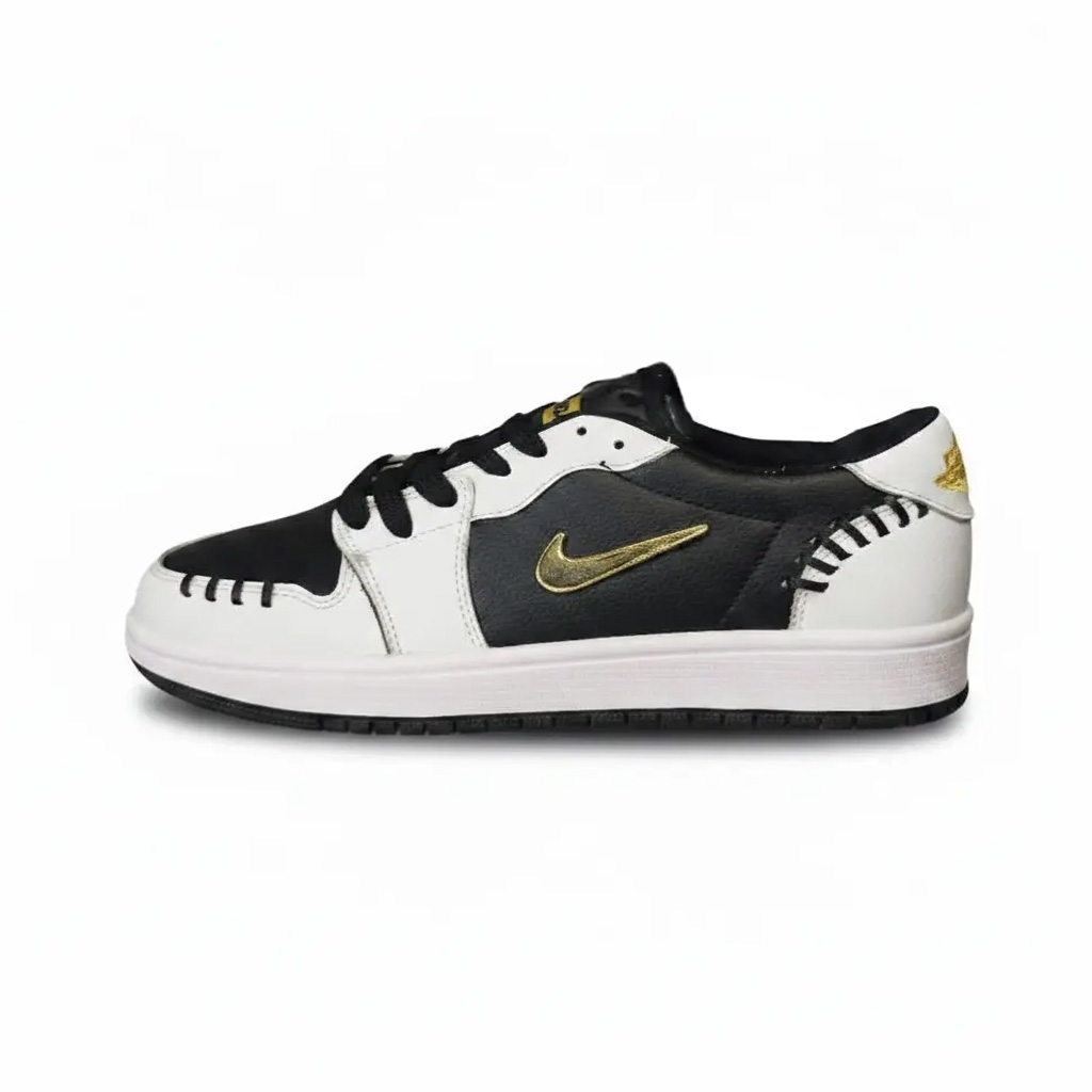 کتونی نایک ایر جردن 1 لو سفید مشکی  | Nike Air Jordan 1 Low  | 41-44