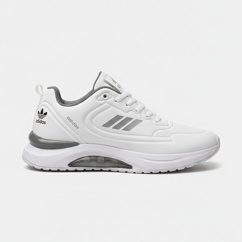 کتونی آدیداس اکسترا سفید طوسی