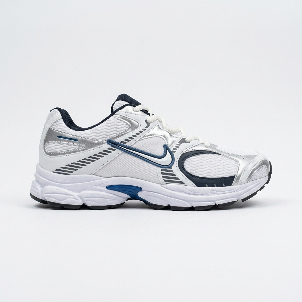 کتونی رانینگ مردانه Nike Initiator سفید سرمه‌ای | سایز 44 تا 47